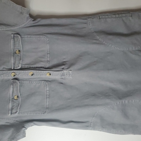 Vineyard Vines Utility Cotton Viscose Spandex Mini Dress Size 2 Chest Pockets - Picture 7 of 12